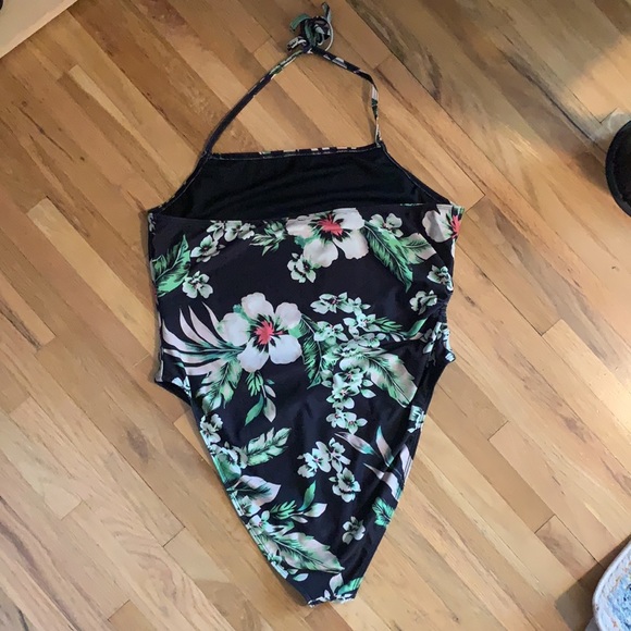 Tropical One Piece ASOS Swimsuit - Picture 2 of 4